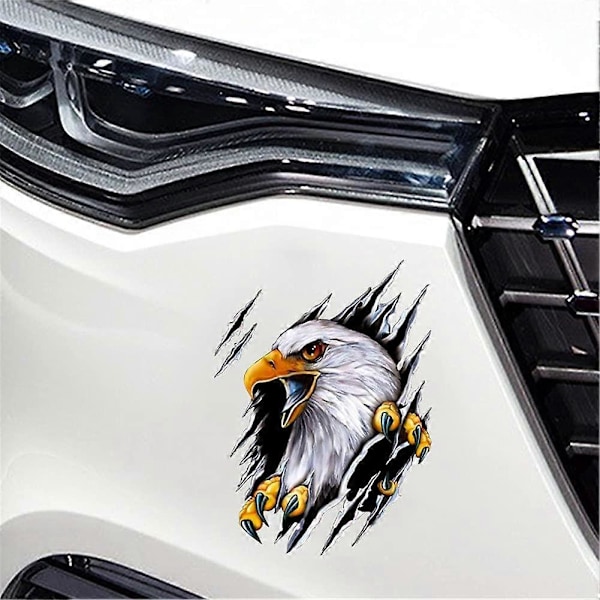 3D Ørn Bilklistremerker, 3D Ørn Bilklistremerke Auto Kreativt Dyreklistremerke Bilkarosseri Dekorative Klistremerker