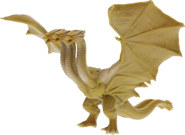 Ghidorah Guld af 3-hovedet drage Ghidorah PVC Gylden Drage Actionfigur Samlelegetøj