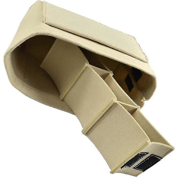 Huopainen käsilaukun järjestäjä naisille, sisäjärjestäjä, käsilaukun säilytyslaukku, matkakosmetiikkasäilytys (beige, S)