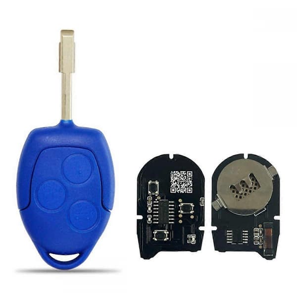 3-knaps smartnøgle 433Mhz 4D63-chip 6C1T-15K601- kompatibel med Transit 2006-2014 tilbehør