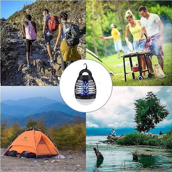Campinglykta Usb180lm Ljusstark Utomhuslykta Bärbar Lättviktig Vattentät UV-Fri Tyst för Camping 2500mah