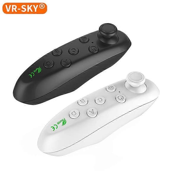 Gamepad Spillkontroller Mini Oppladbar Trådløs Fjernkontroll Spillkontroller VR Joystick Hvit