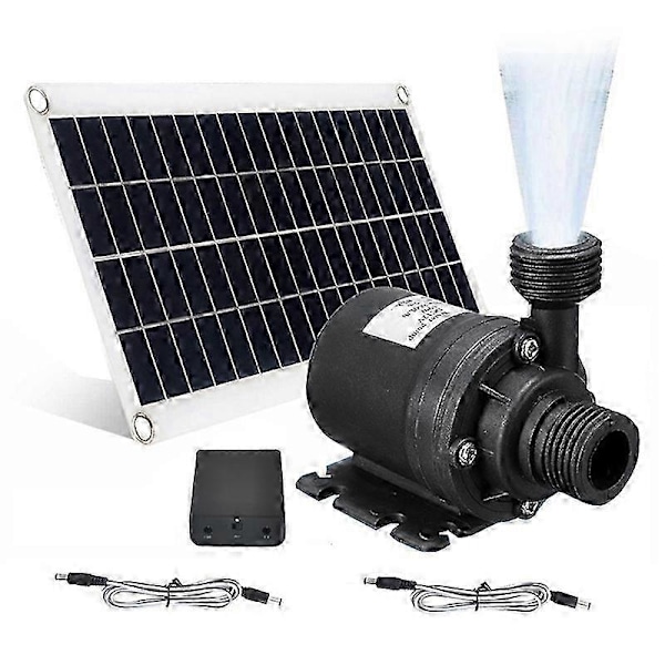50W aurinkovesipumppu 800L/H DC12V aurinkovesilähdepumppu hiljainen puutarhaan perheen vesilähteeseen