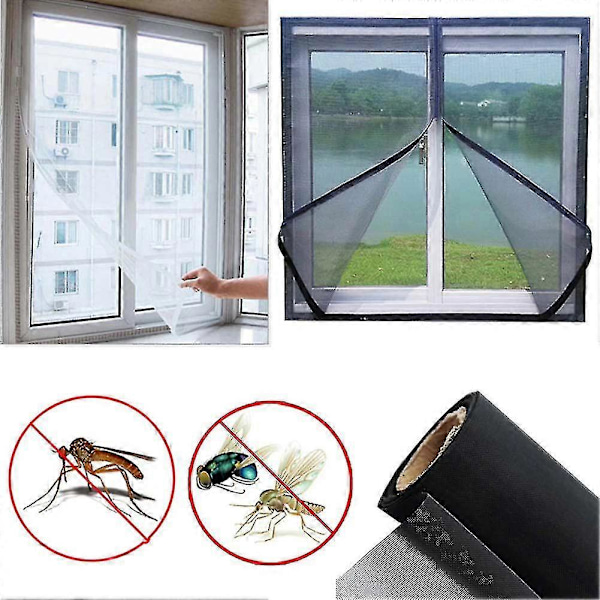 (Hvit B) Gardin Insekt Flue Mygg Bug Vindusnett Gardin