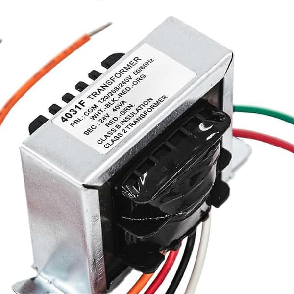 24V 40VA Kontrolltransformator 40VA, Primær 120, 208, 240V Sekundær 24V, HVAC Ovn Multi Tap med