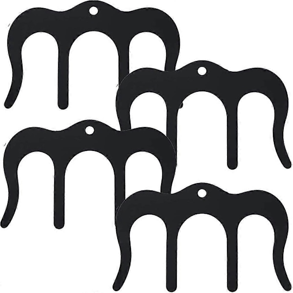 Notklämmor - Metalliska sidhållare, Bokklämma för läsning (Bokklämma 4-pack)