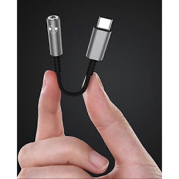 USB C Jack 3.5mm Adapter - Audio Converter til Samsung Galaxy S20, Note 20, iPad Pro og mere