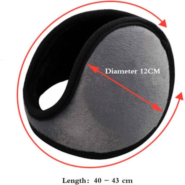(4-pack) Varma öronmuffar för damer och herrar, vinteröronmuffar som håller öronen varma, unisex öronvärmare, utmärkt i