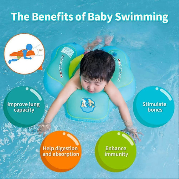 Gratis Svømme Baby Oppustelig Baby Svømmering Børn Taljering Oppustelige Pool Flydere Legetøj Swimmingpool Tilbehør til Alderen S (3-12 måneder)