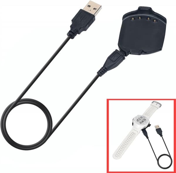 1m USB-dockingoplader opladningsdatakabel kompatibel med Garmin Approach S2/S4 GPS golfur