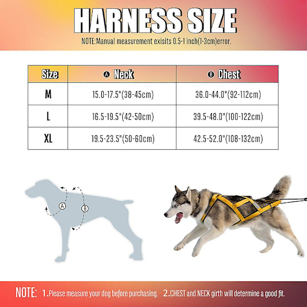 (Gul 2XL) Hundsläde Dragsele Reflex för Husdjur Träning