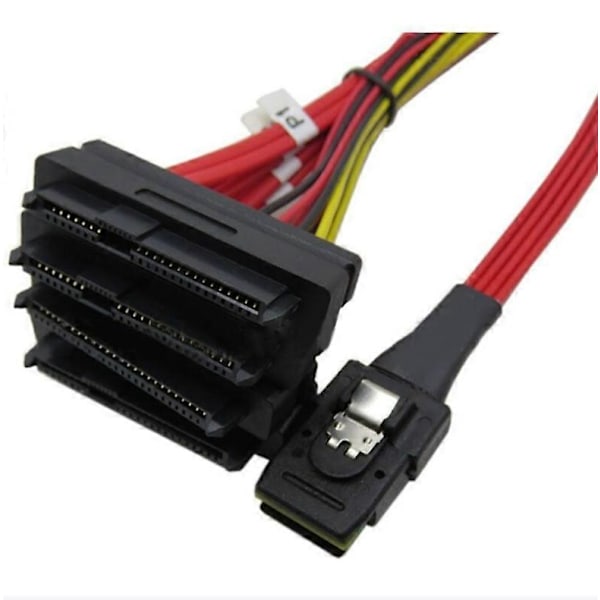 Mini SAS36P SFF 8087 til SAS29P SFF-8482 Harddisk Kabel Transmissionskabel MINI SAS Datakabel 1M