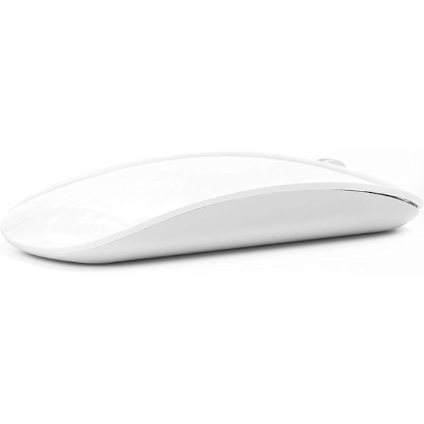 Bluetooth-mus, Trådløs Tri-Mode Mus (BT5.1+ BT5.1+ USB) Bærbar Bluetooth Stille Oppladbar Mus for Mac/Datamaskin/Linux/Android