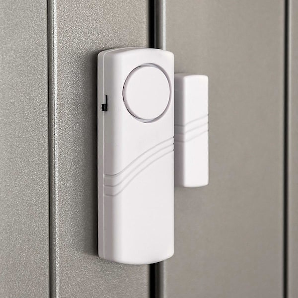 Dörr- och fönsterlarm – 4x trådlöst inbrottslarm – Inbrottsskydd för hemmet – Magnetisk funktion – 90 dB