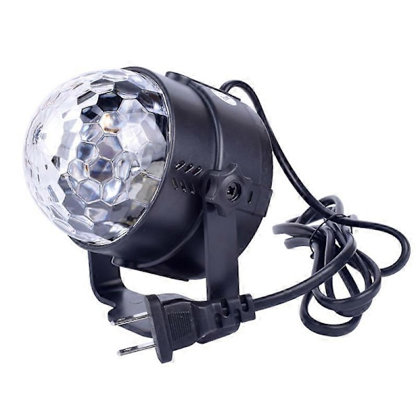 Dww-Scene Lampe, 1 Stk. Gvoo 3 Farve Lys Fest 5W LED Pærer 7 RGB Lydstyring Mini Projektor Krystalkugle Belysning Fjernbetjening til Ca
