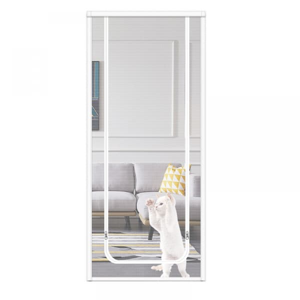 Kattnät för dörr, isoleringsdörrnät, kattdörrnät 90x210cm