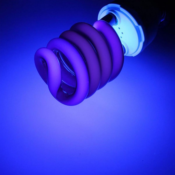 UV15W E27 Glödlampa LED Svart Ljus Lampa Violett Ultraviolett Lampa 15w svartvitt