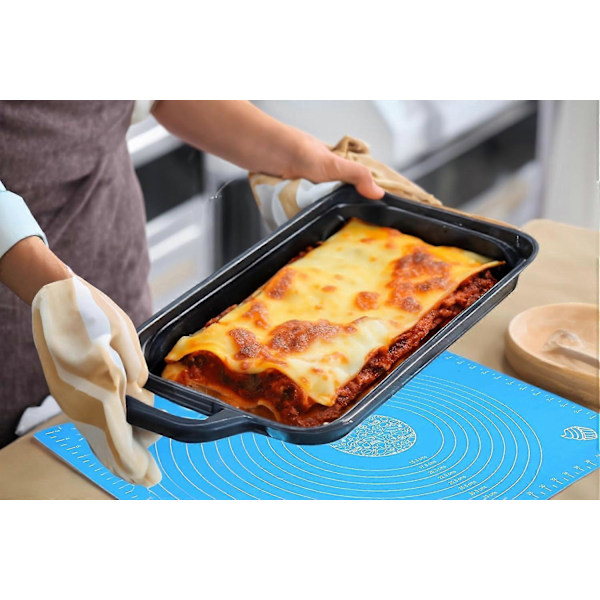 Silikon Bakmatta Halkfri Non-Stick för Bakning Degmatta 51 x 41 cm