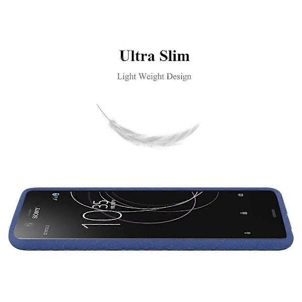 (MÖRKBLÅ FROST) Sony Xperia XZ1 COMPACT Skal Skyddsfodral TPU