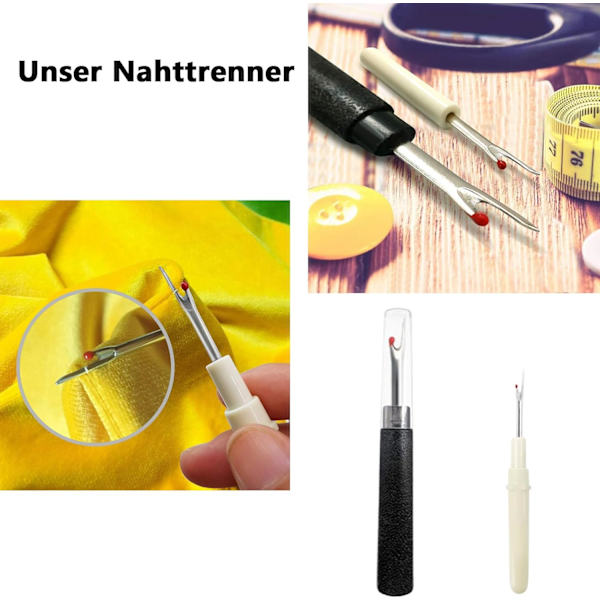 2 sprättare med högkvalitativa blad i rostfritt stål