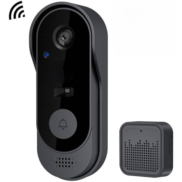 Smart WiFi videointercom med 2K-kamera og kamera - Låsintercom