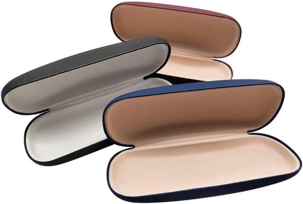 HSYMQ 3-pack Unisex Hårt Skal Glasögonfodral, Skyddsfodral för Glasögon