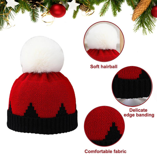 Christmas Baby Hat Warm Hat Stickt