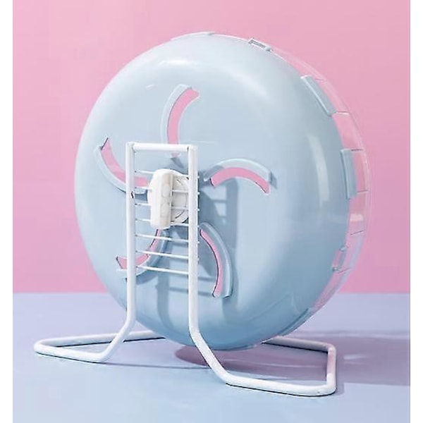 Blå 12cm Genomskinlig Springande Hamster Plast Träningshjul Litet Husdjursleksak Råtta Springande Lekleksak För Liten Hamster Baby Råtta Gerbiler Dvärghamster