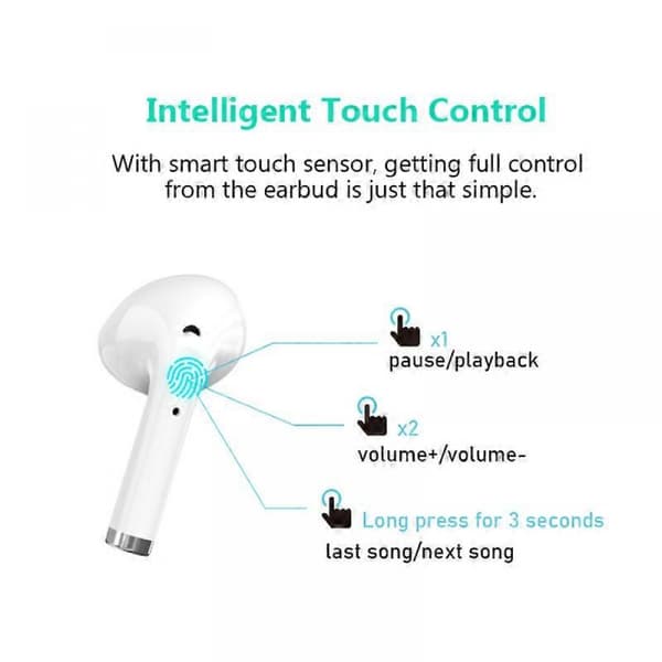 Trådløse ørepropper, Bluetooth-hodetelefoner med stereolyd Bluetooth-øretelefoner vanntett øretelefon