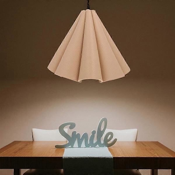 Campingbelysning lampskärm, läderskydd, hängande trädgårdsbelysningstillbehör, läderlampskärm
