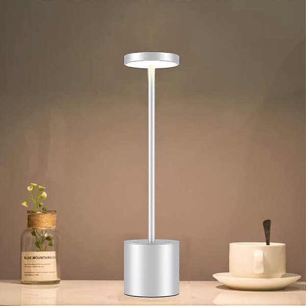 Trådløs bordlampe USB genopladelig natlampe guld