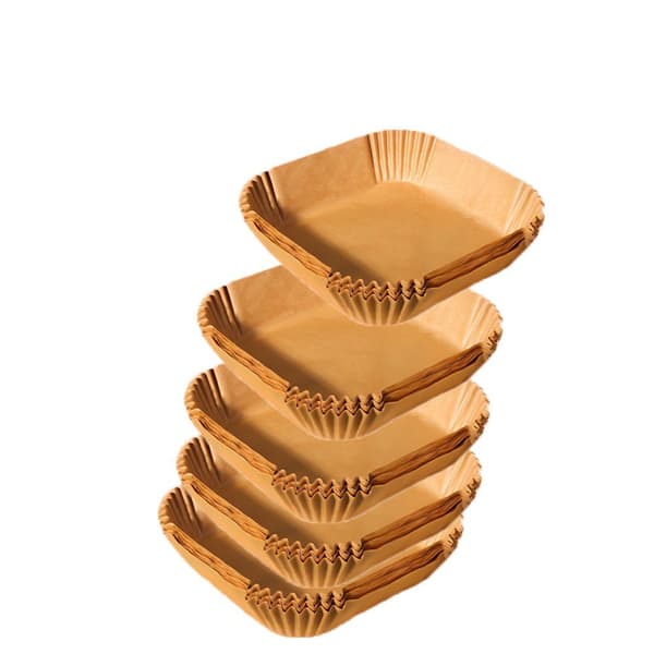 Tilbehør til airfryer bakepapir, non-stick, vanntett, oljebestandig, 100 stk