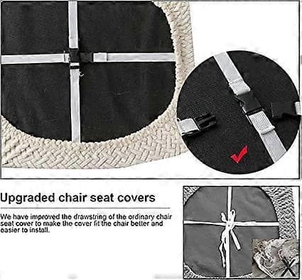 Vattentäta stolsöverdrag för matsal, tvättbara stretchiga jacquardöverdrag för matstolar, 1-pack stolsöverdrag