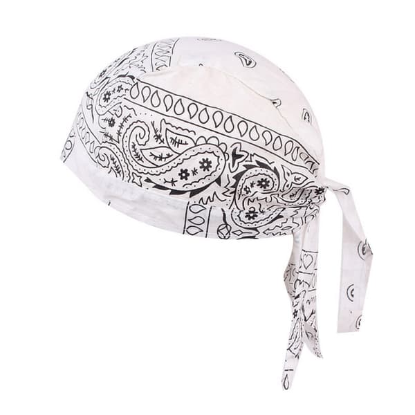 4x Herre Bomuld Chemo Kræft Hætte Hårtab Hoved Tørklæde Cover Skull Cap Hat B
