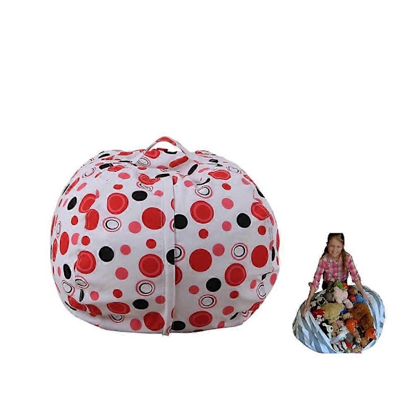 Förvaringsväska för barnens plyschleksaker, 45 cm stor kapacitet, förvaringsväska för barnleksaker i canvas