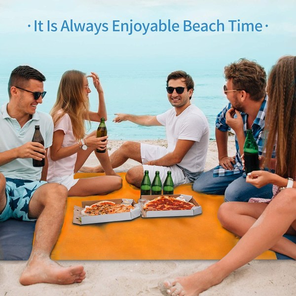 OrangeOutdoor Beach Mat, Extra stor vattentät picknick Ma