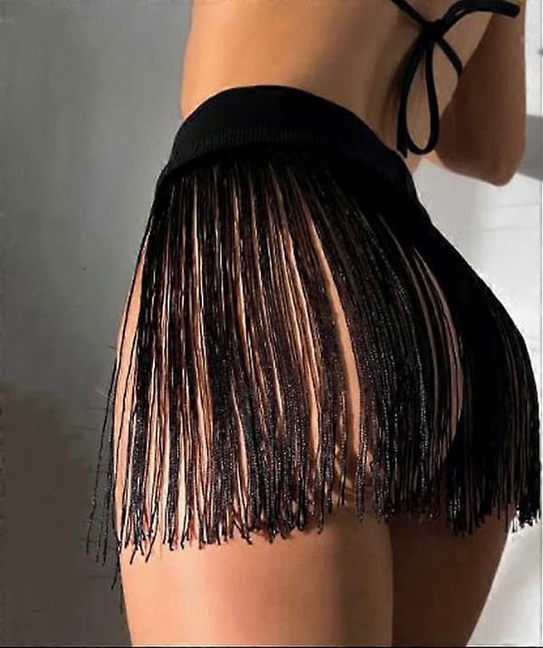 Bikiniöverdrag Sarong Wrap Strandkläder Strandöverdrag Klänningar Badkläder Baddräkt för Kvinnor, S