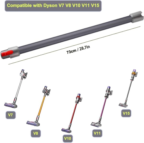 Vaihtoputki Dyson V7, V8, V10, V11 ja V15 -pölynimureille