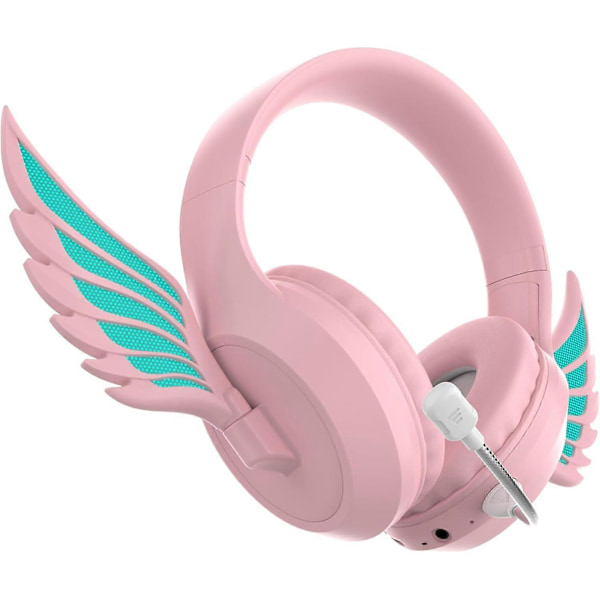 Trådløse Bluetooth V5.3 Over-Ear Hodetelefoner med HiFi-lyd og Roterende Vinger for Smarttelefon og Bærbar PC
