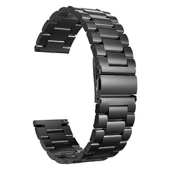 Erstatningsmetallreimer til klokker, hurtigutløsende klokkereimer med spenne i rustfritt stål, 22 mm lugbredde, armbånd for menn og kvinner