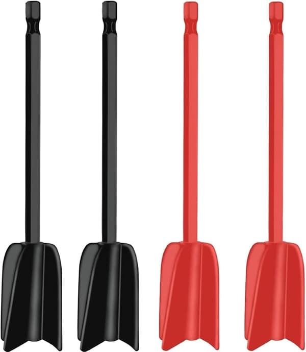 4 silikone malingsrørere, genanvendelige epoxyharpiksrørere