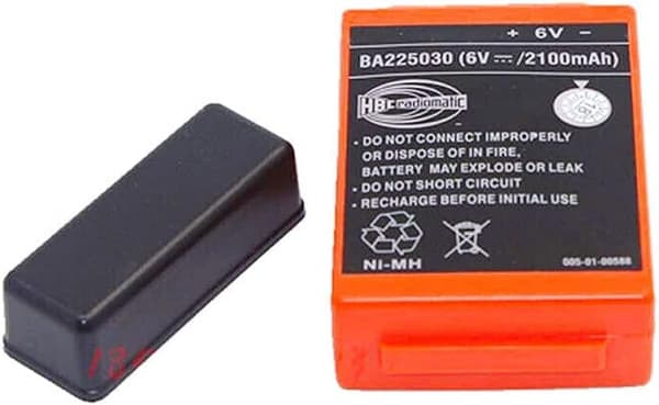 Kompatibel med Hbc pumpebil fjernkontrollbatteri Ba225030