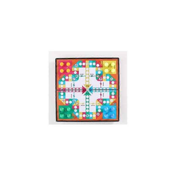 Portabelt Hopfällbart Magnetiskt Flygande Schackset Flygplan Magnetiskt Schackset.24.5X24.5cm