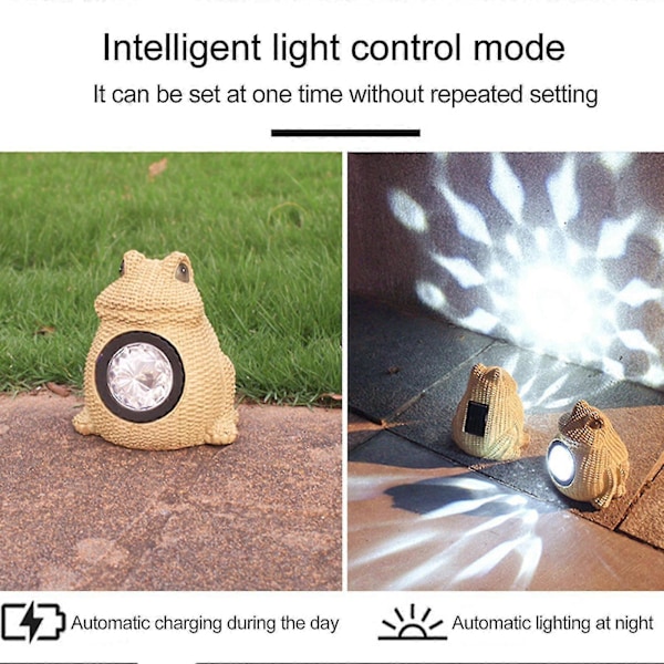 Fairy Lights, Fade-Resistant Ip65 Sola Kreativ Vattentät Djurmodell Landskapsträdgård