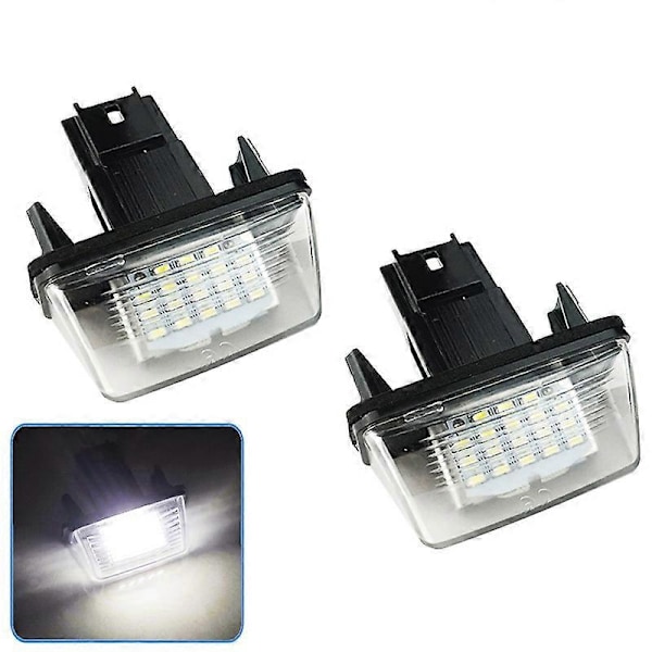 2kpl Vasen ja Oikea 18 LED Auton Rekisterikilven Valo
