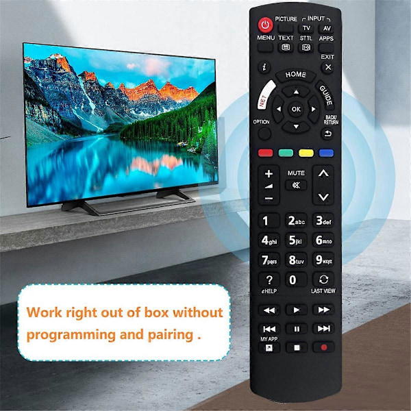 N2QAYB001180 Erstatningsfjernbetjening til Panasonic LED TV TX 40GX700E TX 40GX710E TX 50GX700E TX 50GX710E TX