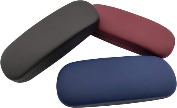 HSYMQ 3-pack Unisex Hårt Skal Glasögonfodral, Skyddsfodral för Glasögon