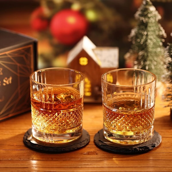 Whiskeyglas 300ml, set om 4, tumblers