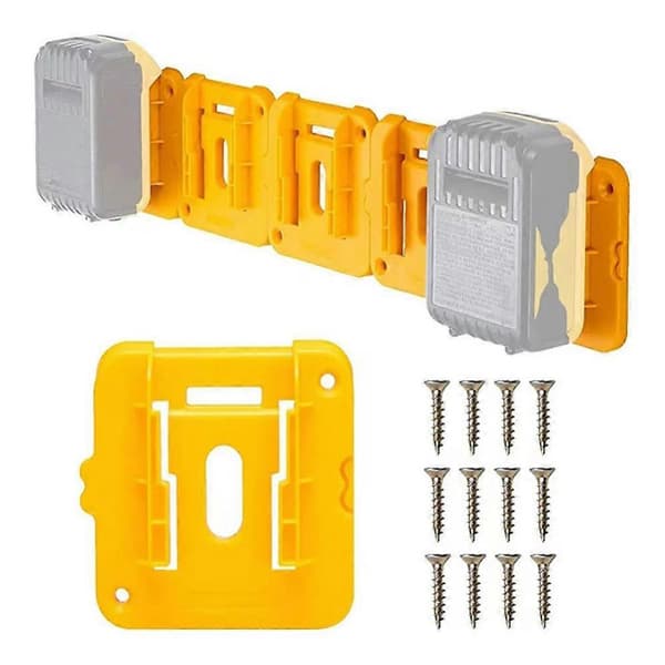 5 stk. kompatibel med Dewalt 18V batterioppbevaringsstativholder Batteriholder