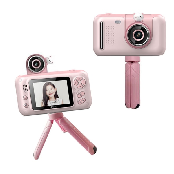 2,4-tums digitalkamera Två dubbla kameror manliga flickleksaker